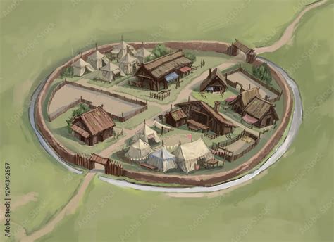 medieval settlement sizes.